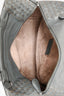 Bottega Veneta Grey Intrecciato Leather Zip Bag