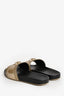 Versace Bronze Rubber Medusa Pool Slides Size 42
