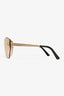 Versace Rose Gold Mirrored Lens Sunglasses