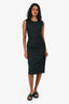 Ports International Black Sleeveless Midi Dress Size 6
