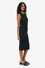 Ports International Black Sleeveless Midi Dress Size 6