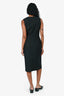 Ports International Black Sleeveless Midi Dress Size 6