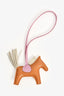 Hermès Brown/Pink Leather Rodeo PM Bag Charm
