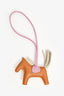 Hermès Brown/Pink Leather Rodeo PM Bag Charm