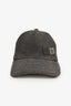 Brunello Cucinelli Grey Beaded Detail Logo Baseball Cap