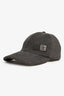 Brunello Cucinelli Grey Beaded Detail Logo Baseball Cap
