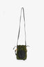 Fendi Green Suede Mini Mon Tresor Top Handle with Strap