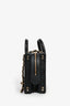 Pre-Loved Chanel™ 2021+ Black Leather 'Coco Vault' Top Handle with Chain