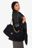 Pre-Loved Chanel™ 2020 Navy Tweed Large Chanel™ 19 Shoulder Bag