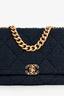 Pre-Loved Chanel™ 2020 Navy Tweed Large Chanel™ 19 Shoulder Bag