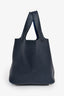 Hermès 2017 Navy Clemence Leather Picotin 18