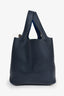 Hermès 2017 Navy Clemence Leather Picotin 18