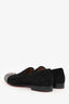 Christian Louboutin Black Velvet Studded Toe Loafers Size 44 Mens