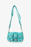 Fendi Green Nylon Fendi Convertible Multi-pockets Bag With Straps