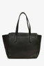Gucci Black Grained Leather Small 'Swing' Tote