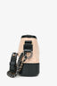 Pre-Loved Chanel™ 2017-18 Beige/Black Leather Small Gabrielle Chain Bag