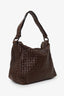 Bottega Veneta Brown Leather Intrecciato Hobo Bag