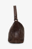 Bottega Veneta Brown Leather Intrecciato Hobo Bag