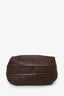 Bottega Veneta Brown Leather Intrecciato Hobo Bag