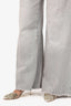 DL1961 Grey Denim Hepburn Wide Leg Jeans Size 27