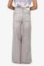 DL1961 Grey Denim Hepburn Wide Leg Jeans Size 27