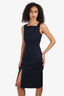 Adam Lippes Navy Sleeveless Maxi Dress Size 2