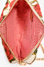 Dolce & Gabbana Red/Cream Canvas Floral Shoulder Bag
