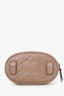Gucci Nude Chevron Leather Marmont Belt Bag