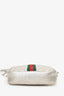 Gucci Silver Metallic Quilted Leather Small Trapuntata Crossbody Bag