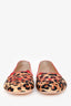 Charlotte Olympia x Agent Provocateur Brown/Red Leopard Print Slipper + Eye Mask + Pouch Set of 3