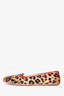 Charlotte Olympia x Agent Provocateur Brown/Red Leopard Print Slipper + Eye Mask + Pouch Set of 3