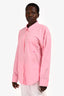 T by Alexander Wang Pink Cotton Button Up Top Size L