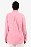 T by Alexander Wang Pink Cotton Button Up Top Size L
