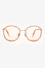 Gentle Monster Silver Frame Beige Lens Glasses