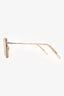 Gentle Monster Silver Frame Beige Lens Glasses