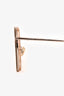 Gentle Monster Silver Frame Beige Lens Glasses