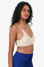 Jacquemus Beige/White Knit Bra Top Size L