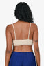 Jacquemus Beige/White Knit Bra Top Size L