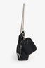 Prada Black Re-Nylon Re-Edition 2005 Crossbody Bag with Chain
