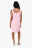 Escada Pink Wool Tweed Sleeveless Mini Dress Size 38