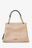 Miu Miu Beige Leather Chain Linked Leather Handle Bag