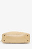 Pre-Loved Chanel™ 1989-91 Beige Lambskin Chevron Shoulder Bag