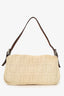 Fendi Beige FF Zucca Canvas Baguette Shoulder Bag