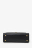 Pre-Loved Chanel™ 1997-99 Black Leather Straight Flap Shoulder Bag