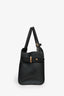 Prada Black Leather Medium Tote Bag