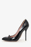 Gucci Black Patent Leather Bow Pumps Size 40