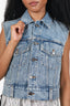 Khaite Blue 'The Lizzo' Denim Vest Size S