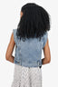 Khaite Blue 'The Lizzo' Denim Vest Size S