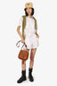 T By Alexander Wang White Button Down Romper Size 2
