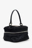 Fendi Black Pony Hair FF Logo Mini Vanity Bag